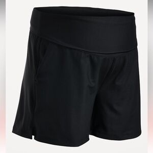Maternity Black Athletic Shorts